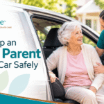 Helping an Elderly Parent into a Car