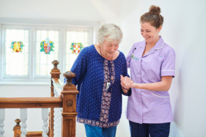 caregiver help senior at home