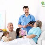 family caregiver visit senior to hospital