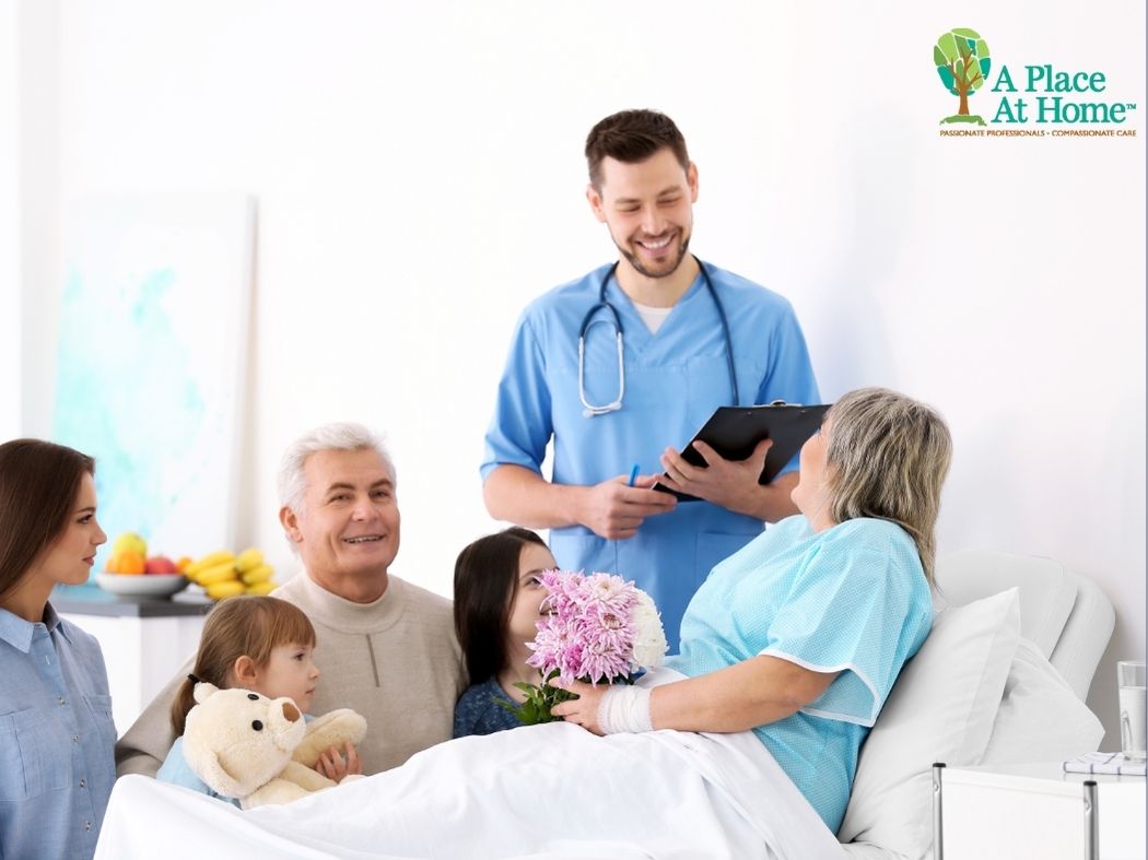 family caregiver visit senior to hospital