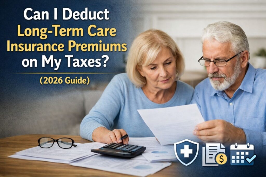 Senior couple reviewing financial documents and calculator while discussing