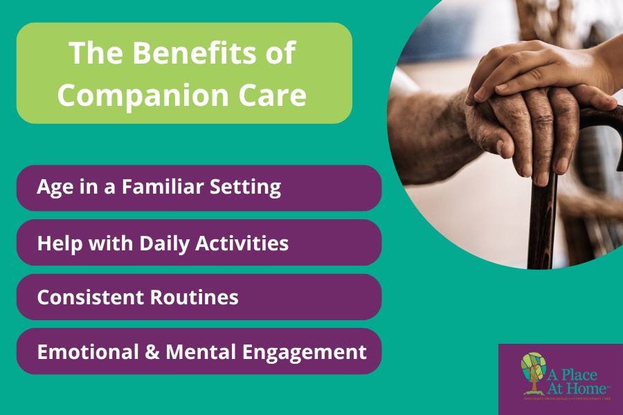 Benefits of Elderly Companion Care - A Place At Home