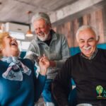 seniors are having fun at event