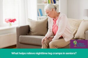What helps relieve nighttime leg cramps in seniors